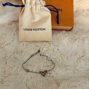 Louis Vuitton Gold Silver Women's Bracelet